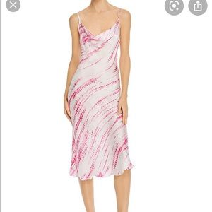 NWT! Hemant & Nandita Esme Tie-dye Slip Dress Pink